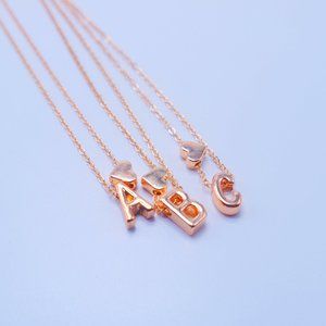 Letter Charm Necklace